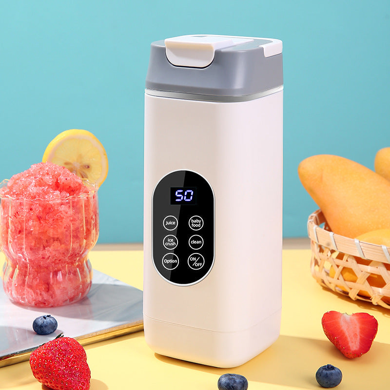 Cross-border new portable juicer outdoor tumbler 12 knife juicer home crushed ice juicer USB charging