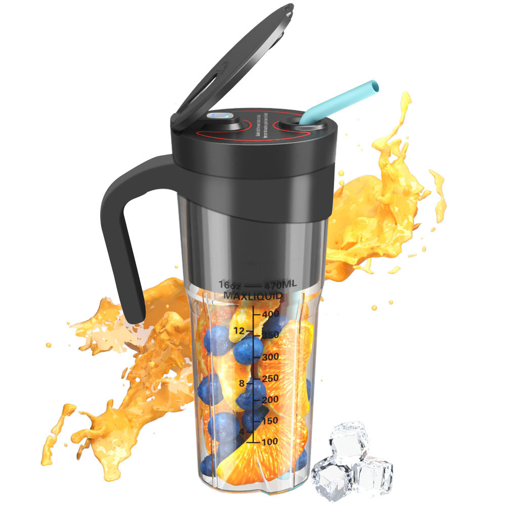 Cross-border new juicer USB rechargeable portable juice cup Multifunctional crushable ice fruit blender blender cup