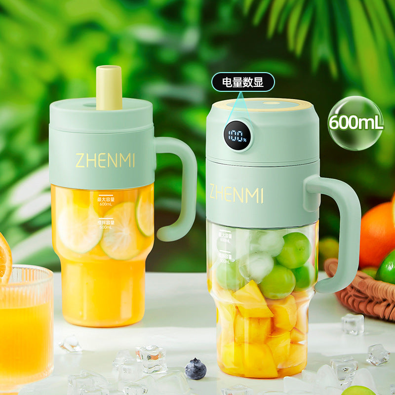 Genuine Zhenmi Portable Juicer Small Juicer Wireless Rechargeable Fruit Juicer Ton Ton J15
