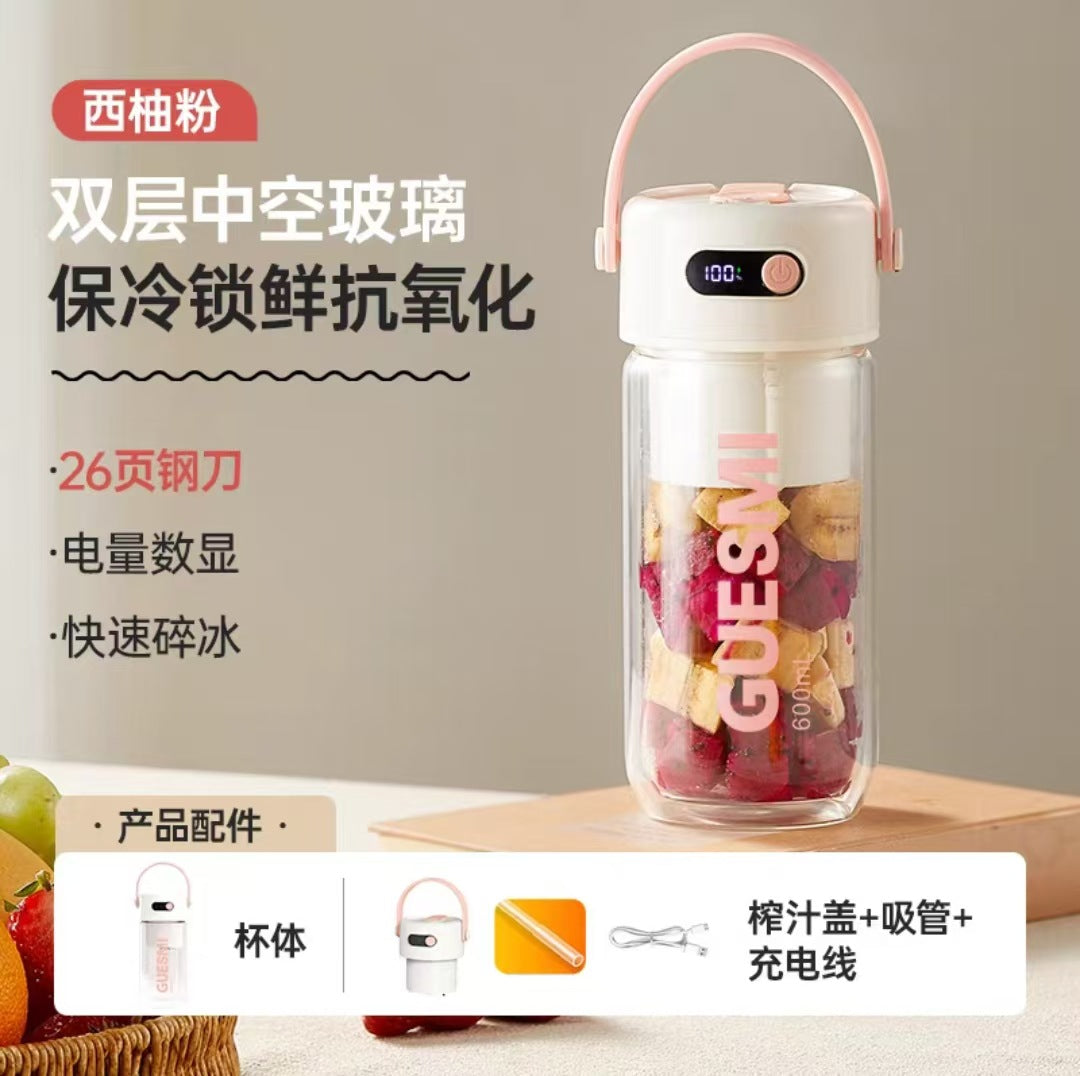 Jiami Portable Glass Integrated Juicer Home Dormitory Multifunctional Wireless Mini Small Rechargeable Juice Cup