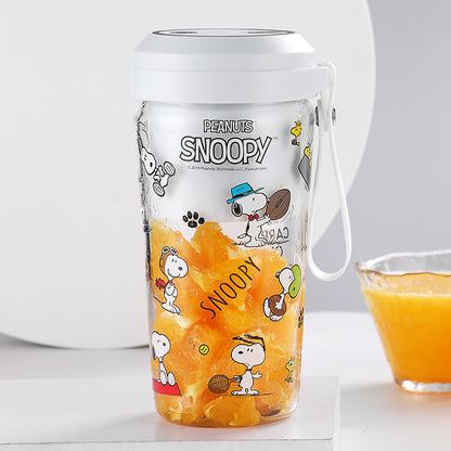 Snoopy Juicer Cup Portable Small Electric Mini Wireless Charging Fruit Cooking Machine Home Cute Juicer