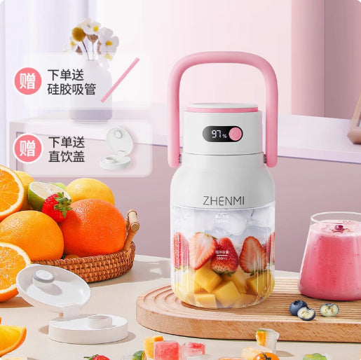 Genuine Zhenmi Portable Juicer Small Juicer Wireless Rechargeable Fruit Juicer Ton Ton J15
