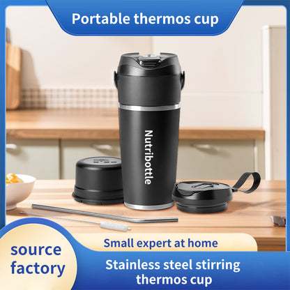 Cross-border new product electric cordless juicer thermos cup portable household blender multi-function charging wall breaker
