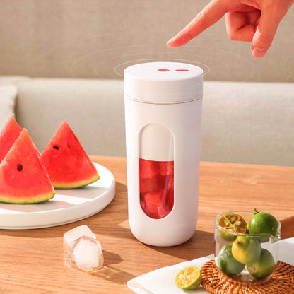Multifunctional Steel Knife Crushed Ice Juicer for Home Small Portable Juicing Cup Electric Blender Water Juice Shake