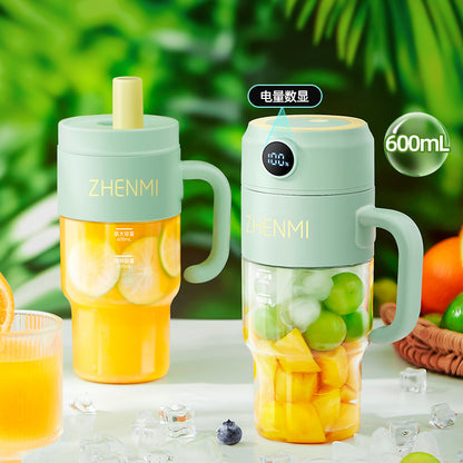 Genuine Zhenmi Portable Juicer Small Juicer Wireless Rechargeable Fruit Juicer Ton Ton J15