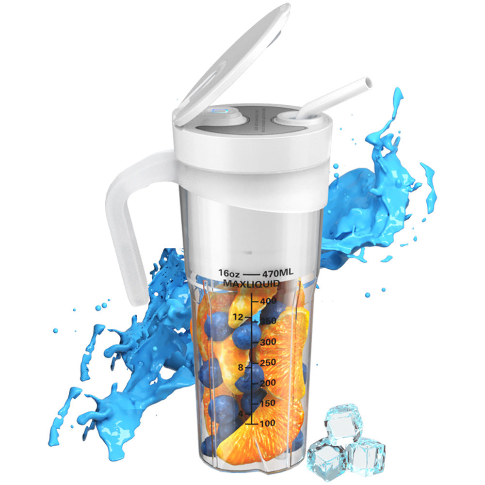 Cross-border new juicer USB rechargeable portable juice cup Multifunctional crushable ice fruit blender blender cup