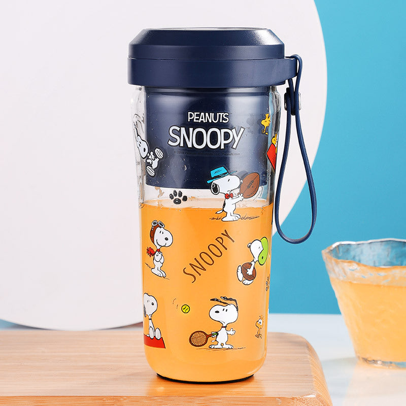 Snoopy Juicer Cup Portable Small Electric Mini Wireless Charging Fruit Cooking Machine Home Cute Juicer